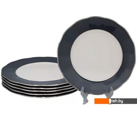  - Тарелки, салатники, блюда и наборы Lenardi Gray 108-310 (6шт) - Gray 108-310 (6шт)