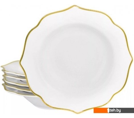  - Тарелки, салатники, блюда и наборы Lenardi Magnolia Gold 205-578 (6шт) - Magnolia Gold 205-578 (6шт)