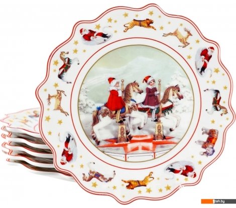  - Тарелки, салатники, блюда и наборы Lenardi Новый год 305-170 (6шт) - Новый год 305-170 (6шт)