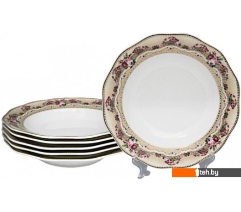  - Тарелки, салатники, блюда и наборы Lenardi Селена 108-259 (6шт) - Селена 108-259 (6шт)