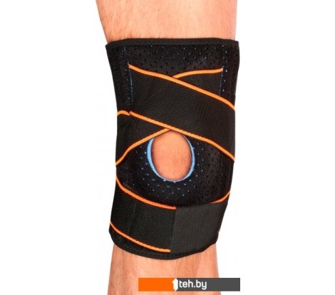  - Спортивная защита Indigo IN208 (черный/оранжевый) - IN208 (черный/оранжевый)