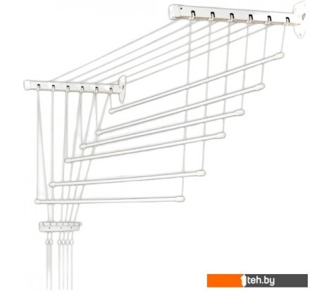  - Сушилки для белья Comfort Alumin Euro Premium потолочная 6 прутьев 180 см Лифт (алюминий/белый) - Euro Premium потолочная 6 прутьев 180 см Лифт (алюминий/белый)
