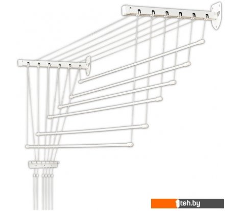  - Сушилки для белья Comfort Alumin Лифт универсальное крепление 6x230см (алюминий/белый) - Лифт универсальное крепление 6x230см (алюминий/белый)