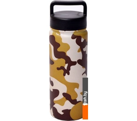  - Термосы, термокружки и многоразовые стаканы Fissman 9753 500 мл (коричневый) - 9753 500 мл (коричневый)