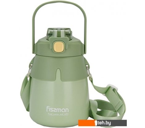 - Термосы, термокружки и многоразовые стаканы Fissman 9863 800мл (зеленый) - 9863 800мл (зеленый)
