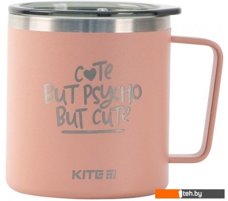  - Термосы, термокружки и многоразовые стаканы Kite K22-379-03 400 мл (пудра) - K22-379-03 400 мл (пудра)