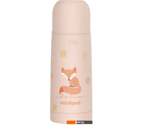 - Термосы, термокружки и многоразовые стаканы Miniland Thermy Dolce 350мл (розовый/лисенок) - Thermy Dolce 350мл (розовый/лисенок)