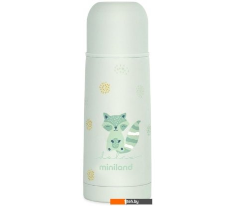  - Термосы, термокружки и многоразовые стаканы Miniland Thermy Dolce 350мл (бирюзовый/енот) - Thermy Dolce 350мл (бирюзовый/енот)