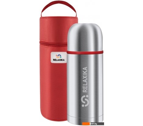 - Термосы, термокружки и многоразовые стаканы Relaxika 102 P в термочехле 750мл (красный/серебристый) - 102 P в термочехле 750мл (красный/серебристый)