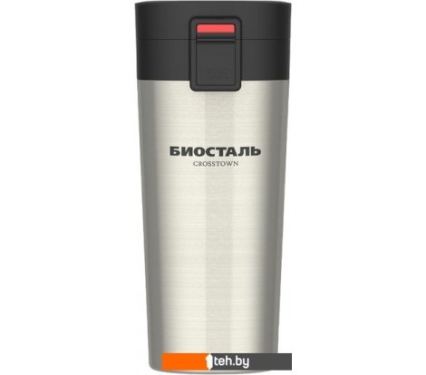  - Термосы, термокружки и многоразовые стаканы БИОСТАЛЬ Crosstown NMТ 400мл (стальной) - Crosstown NMТ 400мл (стальной)