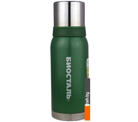 - Термосы, термокружки и многоразовые стаканы БИОСТАЛЬ NBA-1000G (зеленый) - NBA-1000G (зеленый)