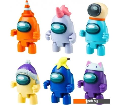  - Роботы, трансформеры, фигурки Among Us Оранжевый герой AU6306A - Оранжевый герой AU6306A