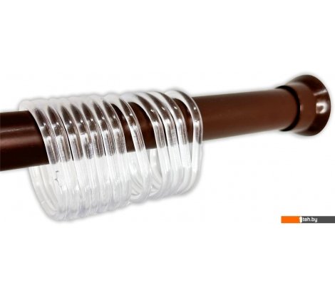  - Шторки и карнизы для ванн и поддонов Comfort Alumin Раздвижной 250 (шоколадный) - Раздвижной 250 (шоколадный)