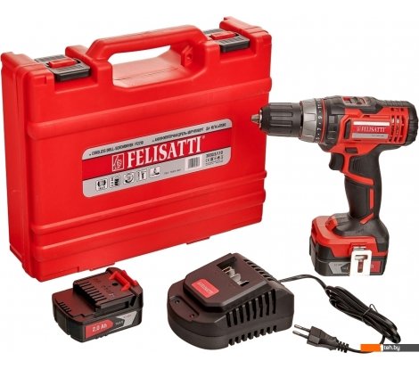  - Шуруповерты, гайковерты, электроотвертки Felisatti ДА-10/14.4Л3(М) 3830.5.1.10 (с 2-мя АКБ, кейс) - ДА-10/14.4Л3(М) 3830.5.1.10 (с 2-мя АКБ, кейс)