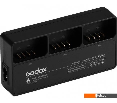  - Батарейки, аккумуляторы, зарядные Godox VC26T Multi для VB26 27909 - VC26T Multi для VB26 27909
