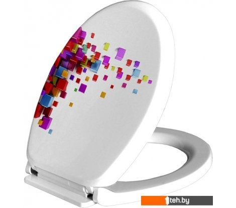  - Сиденья и крышки для унитазов и биде Bisk Snail Foto 04502 (кубы) - Snail Foto 04502 (кубы)