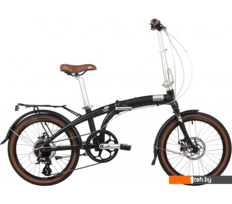  - Велосипеды Novatrack Town alloy 8 D 2024 (черный) - Town alloy 8 D 2024 (черный)