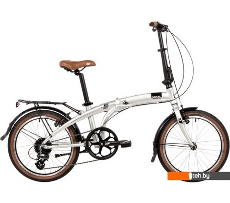  - Велосипеды Novatrack Town alloy 8 V 2024 (серебристый) - Town alloy 8 V 2024 (серебристый)