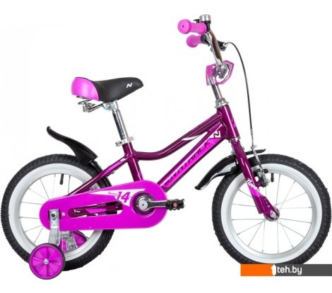  - Детские велосипеды Novatrack Novara 14 2022 145ANOVARA.VL22 (фиолетовый) - Novara 14 2022 145ANOVARA.VL22 (фиолетовый)
