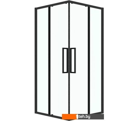  - Душевые кабины Grossman Cosmo 80x80x195 300.K33.02.8080.21.00 (черный матовый/прозрачное стекло) - Cosmo 80x80x195 300.K33.02.8080.21.00 (черный матовый/прозрачное стекло)