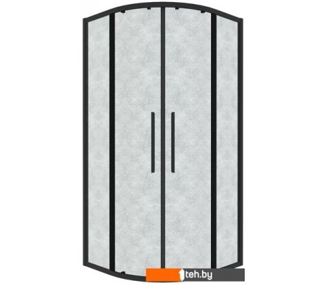  - Душевые кабины Grossman Cosmo 90x90x195 301.K33.02.9090.21.02 (черный матовый/шиншилла стекло) - Cosmo 90x90x195 301.K33.02.9090.21.02 (черный матовый/шиншилла стекло)