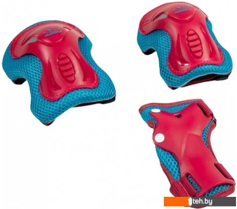  - Спортивная защита Hudora Protektoren Set Kids 83046 (XS, berry) - Protektoren Set Kids 83046 (XS, berry)