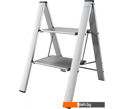  - Лестницы и стремянки Colombo Leonardo 2 G300A02W (2 ступени, серебристый) - Leonardo 2 G300A02W (2 ступени, серебристый)
