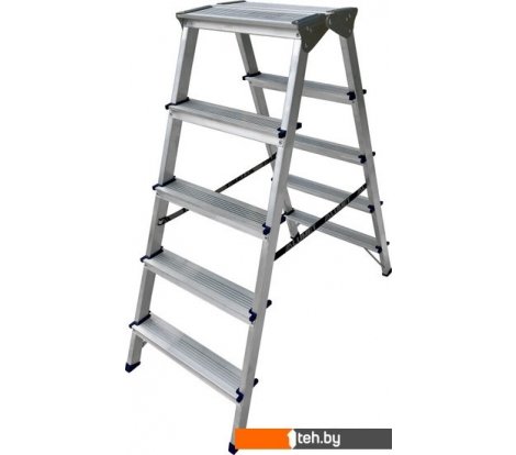  - Лестницы и стремянки Алюмет ADK 6205 (2x5 ступеней) - ADK 6205 (2x5 ступеней)