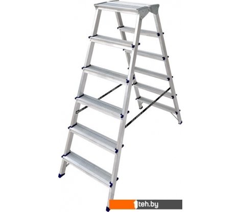  - Лестницы и стремянки Алюмет ADK 6206 (2x6 ступеней) - ADK 6206 (2x6 ступеней)