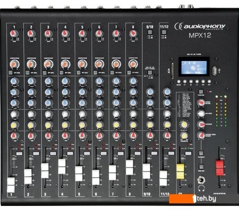  - Микшерные пульты и консоли Audiophony MPX12 - MPX12