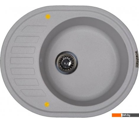  - Кухонные мойки Ecoshtein Kreis OV 620 (серый шелк) - Kreis OV 620 (серый шелк)