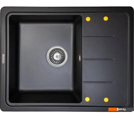  - Кухонные мойки Ecoshtein Rechteck 620 (черный) - Rechteck 620 (черный)