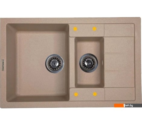  - Кухонные мойки Ecoshtein Rechteck 781.5 (бежевый) - Rechteck 781.5 (бежевый)