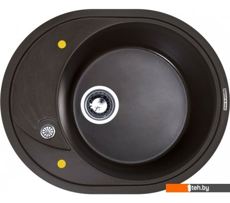  - Кухонные мойки Zigmund & Shtain Kreis OV 575 (швейцарский шоколад) - Kreis OV 575 (швейцарский шоколад)