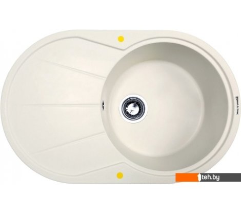  - Кухонные мойки Zigmund & Shtain Kreis OV 770 B (индийская ваниль) - Kreis OV 770 B (индийская ваниль)