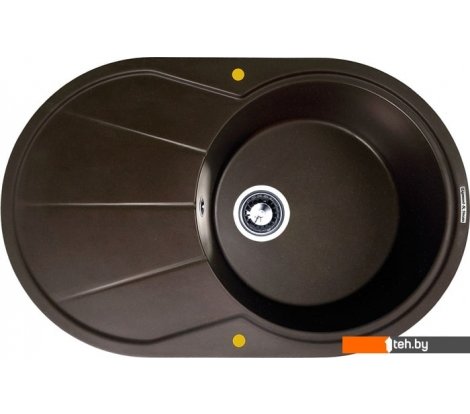  - Кухонные мойки Zigmund & Shtain Kreis OV 770 B (швейцарский шоколад) - Kreis OV 770 B (швейцарский шоколад)