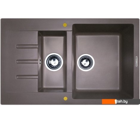  - Кухонные мойки Zigmund & Shtain Rechteck 775.2 (швейцарский шоколад) - Rechteck 775.2 (швейцарский шоколад)