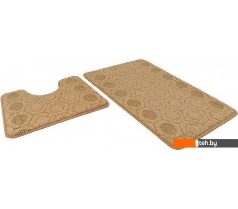  - Аксессуары для ванной и туалета Shahintex Актив Icarpet 002 60x100/60x50 836383 (капучино 17) - Актив Icarpet 002 60x100/60x50 836383 (капучино 17)