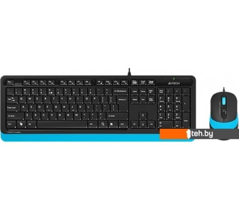 - Наборы периферии A4Tech Fstyler F1010 (черный/синий) - Fstyler F1010 (черный/синий)