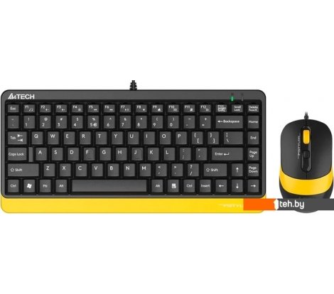  - Наборы периферии A4Tech Fstyler F1110 (черный/желтый) - Fstyler F1110 (черный/желтый)
