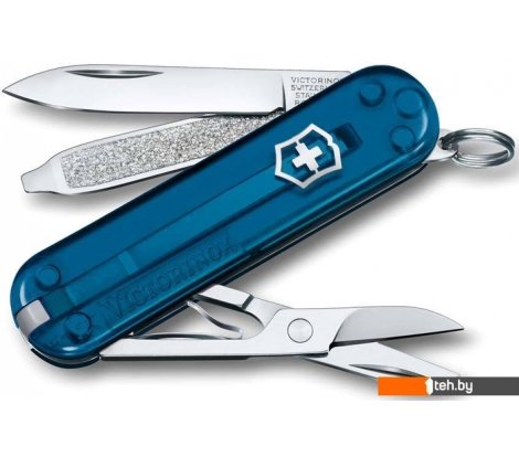 - Туристические ножи Victorinox Classic SD Transparent (темно-синий) - Classic SD Transparent (темно-синий)
