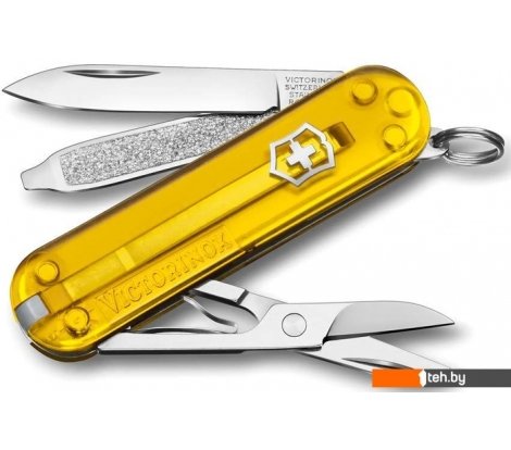 - Туристические ножи Victorinox Classic SD Transparent (желтый) - Classic SD Transparent (желтый)