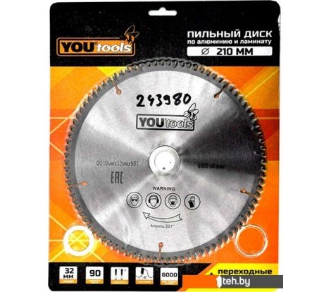  - Пильные диски Yourtools Z90 210/32мм - Z90 210/32мм