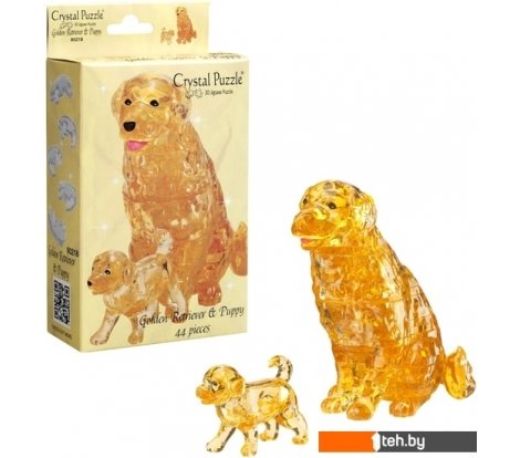  - Сборные модели Crystal Puzzle Два лабрадора 90218 - Два лабрадора 90218