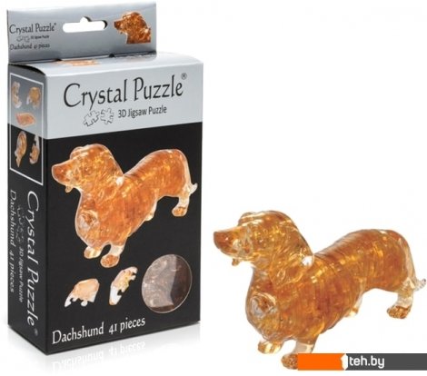  - Сборные модели Crystal Puzzle Такса 90141 - Такса 90141