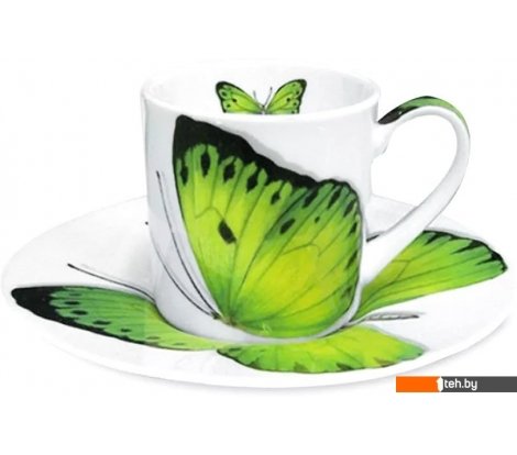  - Кружки, чашки, стаканы для горячих напитков Taitu Freedom Butterfly 1-891-B (зеленый) - Freedom Butterfly 1-891-B (зеленый)