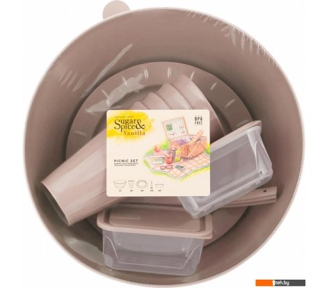  - Туристическая посуда Sugar&Spice Vanilla SE181512005 (15 предметов, латте) - Vanilla SE181512005 (15 предметов, латте)