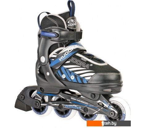  - Роликовые коньки Hudora Leon (р. 29-32, черный/синий) - Leon (р. 29-32, черный/синий)
