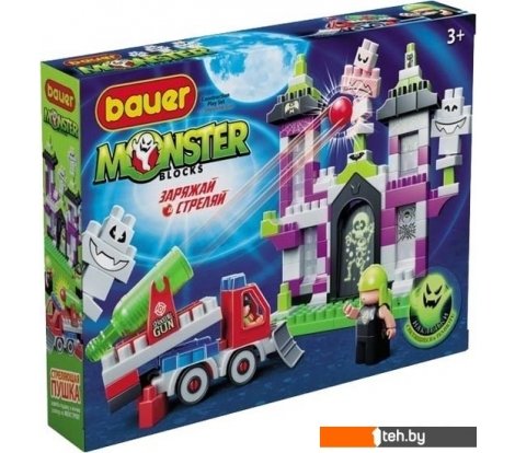  - Конструкторы Bauer Monster blocks 823 Набор средний дом с привидениями, машиной - Monster blocks 823 Набор средний дом с привидениями, машиной