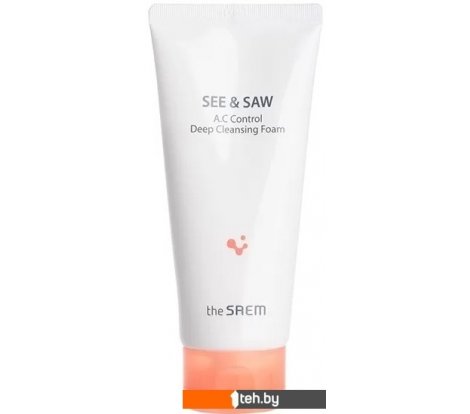  - Косметика по уходу за лицом The Saem Пенка для умывания See & Saw A.C Control Deep Cleansing Foam 150 мл - Пенка для умывания See & Saw A.C Control Deep Cleansing Foam 150 мл